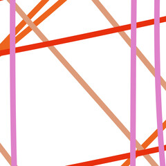 Pink red orange abstract graphic lines backdrop 