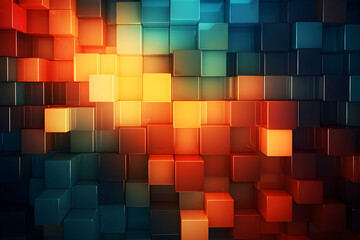 abstract background with squares