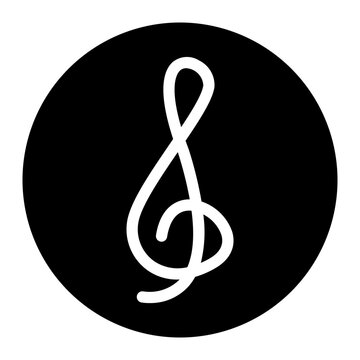 recommend clip art: Music notes icon. Musical key signs. Vector symbols on white background.