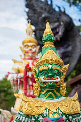 Fototapeta premium THAILAND UBON RATCHATHANI WAT NONSAWAN SILA AMPA