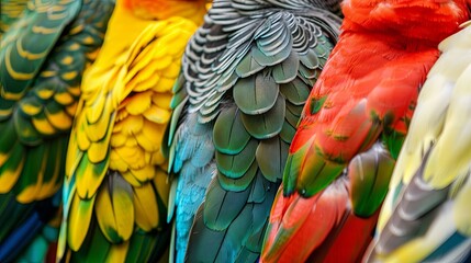 Parrots birds concept wallpaper background