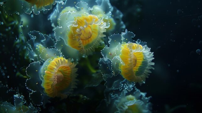 Despite the seemingly endless darkness life thrives in this abyssal habitat. Beneath the surface an entire ecosystem exists with creatures adapted to survive in this dark