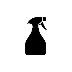 Cleaner Spray Bottle Logo Design