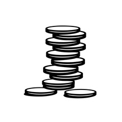 Coin Pile Logo Design