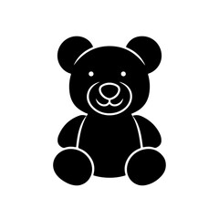 Cute Teddy Bear Logo Design