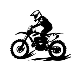 Obraz na płótnie Canvas Dirt Bike Design Logo Design