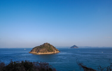 瀬戸内海の島々　長崎の鼻