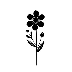 Dry Flower Logo Design