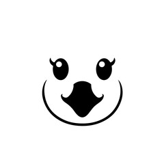 Duckling Face Logo Design