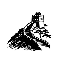 Great Wall Of China Logo Design