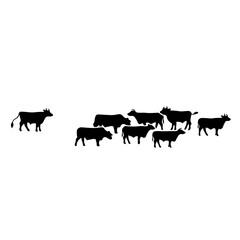 Herd Of Cattle Logo Design