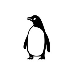 Fototapeta premium Mama Penguin Logo Design
