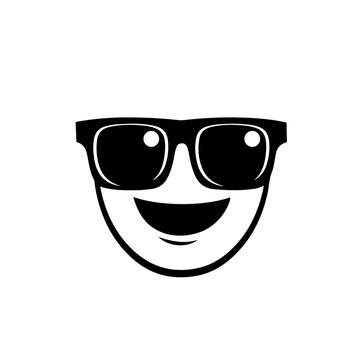 Meme Sunglasses Logo Design