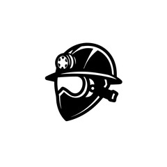 Mining Hat Logo Design