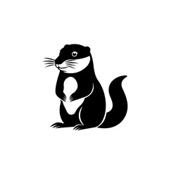Mink Mascot Logo Design