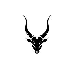 Fototapeta premium Oryx Head Logo Design