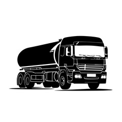 Tank Truck Logo Design - obrazy, fototapety, plakaty