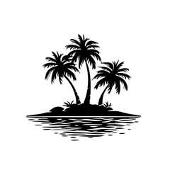 Tropical Island Logo Design