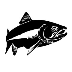 Trout Fishing Logo Design