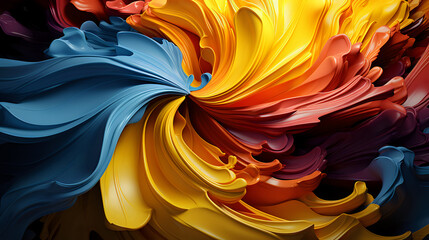 Swirling Dance of Colors.
An abstract digital art piece with swirling layers of vibrant colors,...