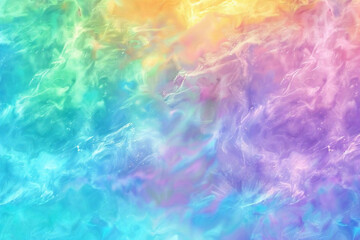 Fototapeta na wymiar rainbow colored water surface background background, Generative AI