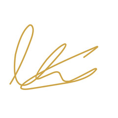 Hand drawn signature 