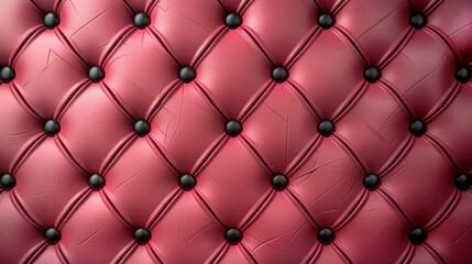 Fototapeta premium The leather seats come in a variety of colors in a diamond-shaped pattern. It offers a refined design that reflects modern luxury and beauty and is of high quality.