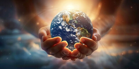 Fototapeta premium Humanitarian Horizons: Charting the Boundless Compassion of Humanity