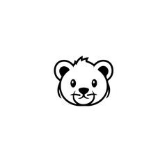 Obraz na płótnie Canvas Lion Cub Vector Logo