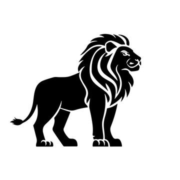 Lion Silhouette Vector Logo