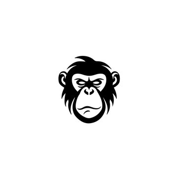 Monkey Face Vector Logo
