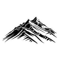 Mountain Landscape Vector Logo