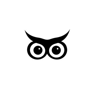 Owl Eyes Vector Logo