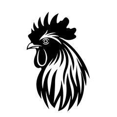 Rooster Head Vector Logo