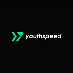 Fototapeta na wymiar y letter youthspeed gym logo design