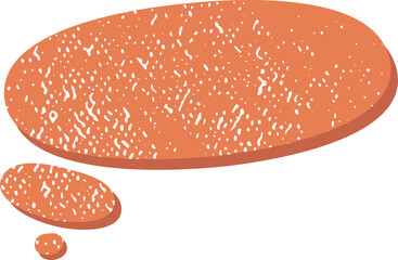 Speech Bubble Grunge Texture