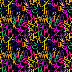 seamless pattern with stars