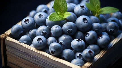 fresh blueberries hd