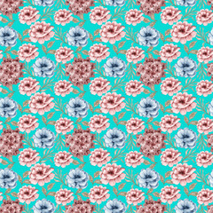 seamless pattern with flowers