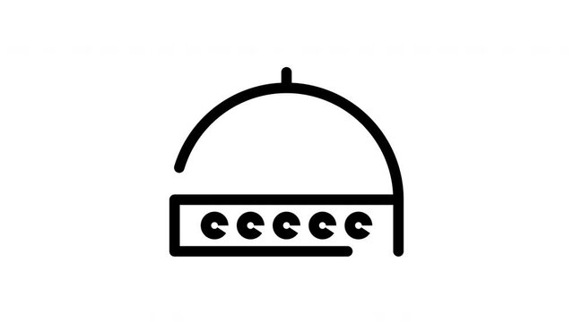 Skull Cap animation icon with alpha channel