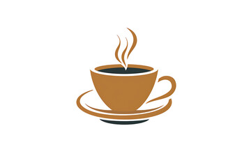 coffee cup icon or poster for coffee shop design
