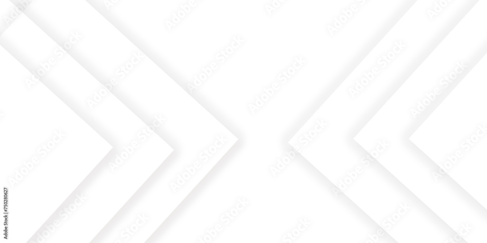 Poster abstract white line with square shape shadow background. vector illustration, white business style v