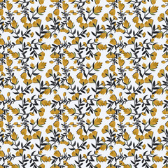 seamless pattern with flowers