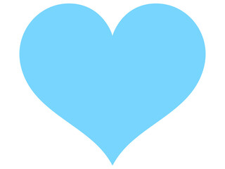 ラブリーハートアイコン：水色