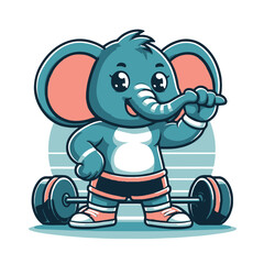 elephant cartoon illustration