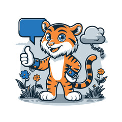 tiger vector illustration