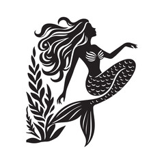 mermaid silhouette