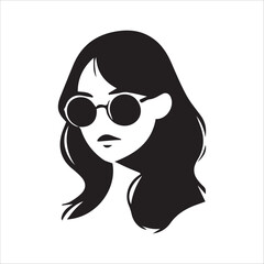 girl with sunglasses