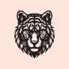 tiger head vector