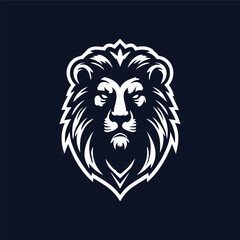 lion head vector
